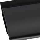 Shelf Label Strips, Pro Painter 100 Pack Snap-in 1.25H Angled Shelf Strip Price Tag Holder Fits Standard Gondola Shelf Channel, Clear Plastic Front/Black Back Sign Holder for 48 Long Shelf, 47-11/16 inches x 1 1/4 inches