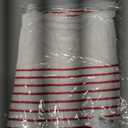 LilyCoco Womens Oversized Striped Shirt Color Block Crewneck Long Sleeve T Shirt Pink Medium