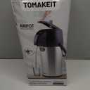 Airpot Coffee Dispenser Thermal with Pump,3L/102 Oz Insulated Stainless Steel Large Airpot Coffee Carafe Lever Action for Hot/Cold Water,Thermal Carafe for Hot Cocoa for Parties (101.4 Ounces)