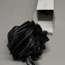 AmazerBath Loofah Sponge 75g/Piece, Loofah for Men Body Scrubber - Bath Sponge Loofa Set of 4 Black (Large)