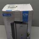 Dehumidifiers for Home (85 OZ Water Tank, 800 sq.ft) Quiet Small Dehumidifier for Basement Bedroom Bathroom with Drain Hose, 3 Gear Timer, Sleep Mode, Auto Shut Off, 7 Color Ambient Light