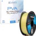Fused Materials PVA Filament 1.75mm  Water-Soluble Support Material for 3D Printing  Compatible with Bambu Lab, Polymaker, Overture, and More  Works with PLA, PETG, Nylon, ABS  Clear & Transparent