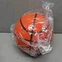 ALDWDY Silent Basketball Size 7 (29.5") Grooved Airless Indoor Basketball for Quiet Dribbling and Indoor Training, Pro PU Foam Ball Real Feel Higher Bounce Quieter