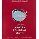CONNOISSEURS Extra Large Polishing Cloth for Silver Jewelry - Ultrasoft Fabric with Anti-Tarnish Formula - 14x14 Inches