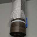 YU LI 3DH Peel and Stick PVC Slat Wall Panel 118"x15.75" Self-Adhesive Thick Faux Smoked Wood Grain Wallpaper Panel 3D Soundproof Wall Panels for Walls & Ceilings