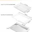 Allstare LRAL302S Air Fryer Tray Replacement for LG Oven Parts 304 Stainless Steel LG Air Fryer Basket LRAL303S 24.6 x 16.1 LG Oven Air Fryer Rack Stove Range Oven Parts Oven Shelf 1 Set
