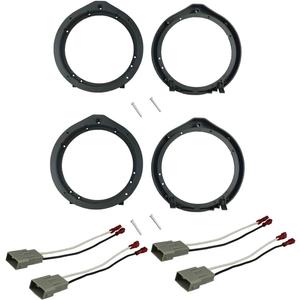 6.5"/6.75" Speaker Mounting Adapter for Acura Honda with Wiring Harness