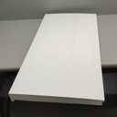 Hoolerry 1 PC Wire Rack Covers 16 x 33 Inch Wood Shelf Covers for Wire Shelving Pantry Shelves Covers Rack Liner Shelf Liners for Bathroom Kitchen Shelving Upgrade, White