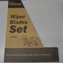 OEM Quality Windshield Wiper Blades, 18 and 18 DSV Standard Car Wiper Blades With Universal U/J Hook Only, Automotive Replacement Wiper Blades for my Car, Water Repellency Wiper Blade, Pack of 2