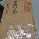 Iwell Storage Cabinet with 2 Drawers & Adjustable Shelves, Cupboard, Floor Cabinet for Living Room, Home Office, Rustic Brown