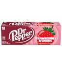 Dr Pepper Strawberries and Cream Soda, 12 fl oz cans, 12 Pack