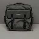 3 Ring Zipper Binder Bag for 700+ Sheets Capacity Detachable Backpack Straps & Shoulder 14 Inch Laptop for School and Office(Green)