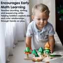 PlanToys Sort & Count Trees (5403) (Natur)