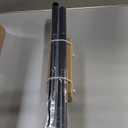 Black Curtain Rods for Windows 28 to 48 Inch, 1'' Adjustable Heavy Duty Curtain RodVintage Decorative Drapery Rods with Pumpkin Finials for Bedroom Living Room