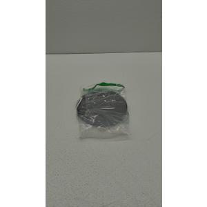 Silicone Bathroom Tray Round Vanity Tray Decorative Soap Holder Kitchen Countertop Organizer Coffee Table Decor for Candle, Perfume, Plant, 8 Inch, Black