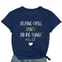 COMIZI Occupational Therapy Shirts for Women Pediatric OT T-Shirt Assistant Occupational Therapist Tee Tops Blue (Blue, XXL)