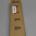 Han's Bottle Sports Water Bottle - 32 Oz, Straw Lid, Leak Proof, Vacuum Insulated Stainless Steel, Double Walled, Thermo Mug,Blush