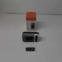 Mini Plug in Heater, Portable Wall Space Heater with Remote, Small Wall Outlet Heating with Adjustable Thermostat and 12H Timer, LED Display for Home Office Bathroom Indoor Use (White)