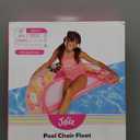 Justice Chair Inflatable  Swimming Pool Float; Color: Pink, Orange; Ages 6+