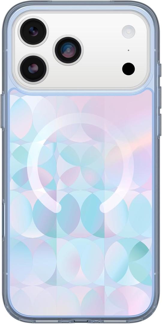 OtterBox iPhone 17 Pro Max Symmetry Series Clear Case - Opal Prism - Blue