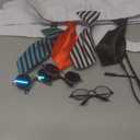 Weewooday 8 Piece Pet Costume Set for Small Dogs & Cats Tie Collars and Sunglasses for Halloween, Cosplay, Party, and Photo Shoot (Classic Colors)