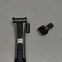 Philips Norelco Body Groomer 7000 Series, Waterproof Men's Full Body Groomer with Travel Case, Triple Protect Shave System & Body Hair Trimmer with Contour-Following 2D Flexing Head, BG7490/50 (Black)