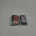 Leisure LED 2 Pack RV Exterior Porch Utility Light 12v 280 Lumen Lighting Fixture. Replacement Lighting for RVs, Trailers, Campers, 5th Wheels Black Base, Clear and Amber Lens (Black, 2-Pack)