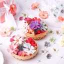 Geosar 120 Pcs Artificial Flowers Bulk Mini Silk Flower for Crafts Fake Small Flowers Heads Floral Arrangement Decor for Spring DIY Wreath Wedding Bouquet Decoration(Multicolor,Classic Style)