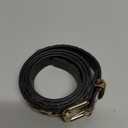 Miss Danger Leopard Belt Alloy Buckle for women Leather Belt with Pants Jeans Dresses, M