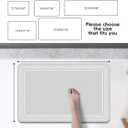 TBEECOZY Bath Mat Non Slip, Large Size Thin Quick Dry Absorbent Washable for for Bathroom Floor, Shower, Sink - Post-Shower Use, Fits Under Door Easy to Clean, Silver White,16"x24" (15.723.6)