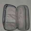 WEMATE Pencil Case, Large Storage Organizer for Stationery, Back - to - School Essential, Teacher Must - have, Big Pencil Pouch, Marker Case School Supplies for College & High School (Grey)