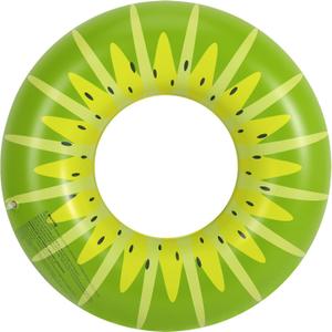 HeySplash Pool Tubes for Adult,32" Giant Kiwi Floats Tube Swim Floaties with Fun Prints,Inflatable Swimming Ring Floating, Summer Fun Beach Lake Party Decoration Toys, Inner Tube Floaty for Kid Adult