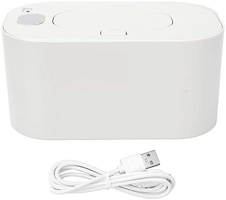 Wet Wipes Heater, Wet Wipes Dispenser Portable Household Heating Box Constant Temperature Paper Machine Warmer Large Capacity (White)