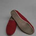 TOMS Women'sAlpargata Slip On Flats (9, Red)