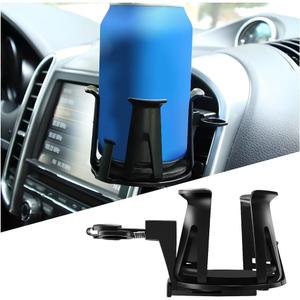 Car Cup Holder for Air Vent, Adjustable Vehicle Air Conditioner Water Bottle Mount Bracket, Portable Automotive Outlet Drink Beverage Holder Stand Accessories, Universal Fit