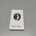 Smart Watch for Men Women Compatible with iPhone Samsung Android Phone 1.83 inch Full Touch Screen IP68 Waterproof Bluetooh Fitness Tracker Heart Rate/Sleep Monitor, Black