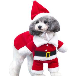 Christmas Pet Costumes Dog Cat Christmas Santa Suit Pet Cosplay Costumes (XL)