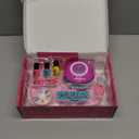 Nail Polish Kit for Girl , Kids Nail Art Salon Set with Nail Dryer , Nail Art Kit for Girls Ages 6-12,Makeup Manicures Decoration Studio Gifts for Christmas Birthday Spa Party Favors