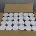 24 Pcs Plastic Jars, 16 OZ Plastic Jars with White Lids Clear Airtight Slime Containers Refillable Round Empty Storage Containers Jar for Kitchen & Household Dry Food Storage