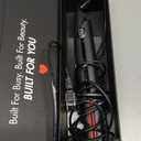 FHI Heat Platform Plus Curve Pro 1" Hair Styler - Ionic Tourmaline Ceramic Straightener Flat Iron for Bouncy Curls or Beach Waves - Adjustable Heat, Auto Shut-Off, and Universal Voltage, 12ft Cord