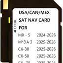 Navigation Memory Card Map Compatible with 2025 2026 Latest GPS Maz*da 3(2025 2026),Cx-30(2025 2026),Cx50(2025 2026),CX-50 Hybrid(2025 2026),Cx70(2025 2026),MX-5(2024-2026)