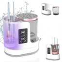 3 IN 1 Electric Makeup Brush Cleaner Machine With Makeup Brush DryerHolderPortable Automatic USB Cosmetic Brushes Cleaner Tool for All Size Beauty Makeup Brush Set,Contour, Eyeshadow, Blush Brush
