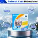 2 x 24 Pack BUBCLEAN Dishwasher CleanerDeodorizer Tablets, Deep Cleaning Descaler for Dishwasher, Natural Odor, Limescale, Grease, Calcium  Smell Remover, Septic Safe with Lemon Scent - 12 Month Supply