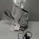 BESKETIE Modern Spiral LED Table Lamp Set of 2, 10W Touch Control Table Lamp with USB Charging Ports, Dimmable 3 Color Modes Bedside Nightstand Desk Lamp Light for Bedroom, Living Room, Office -Black