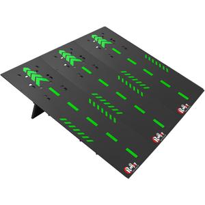 RC Car Jump Ramp Takeoff Board RC Ramp for Jumping Stunt Playset for 1/12 1/14 1/16 1/18 1/24 Remote Control Car (Black)