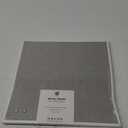 U Brands Farmhouse Linen Bulletin Board, 14"x14", White Metal Frame, Industrial Grade Pinning Surface