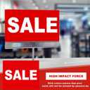 Feifeiya 10 Pcs 5.5 x 7 Inches Sale Signs Tags for Retail Store Card Stock Advertising Sale Sign Red White Print for Yard Garage Retail Store Outdoor Indoor Business Marketing Office, 2 pack