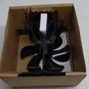 Tomersun Wood Stove Fan Heat Powered Stove Fan Heater Fireplace Fan for/Pellet/Wood Burner/Fireplace, with Thermometer (XX Large)