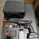 Topteng Power Blaster Plus Pressure Washer Cordless Portable Electric High Pressure Water Spray Gun and Hose Car Washer Cleaner Tool for Balconies Windows, Exterior Walls, Floors, Fences, Gardens