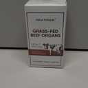 Beef Organs Supplement, Grass Fed Beef Liver, Kidney, Heart, Pancreas, Lung, Spleen, Bone, Total Body Wellness & Performance, Non-GMO, Gluten-Free, 120 Count, EXP 11/09/2028
